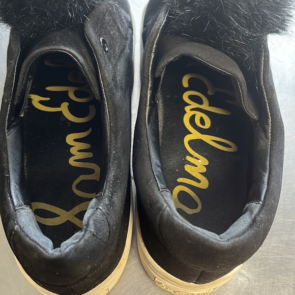 Sam Edelman pom pom platform sneakers. Gently used. - Picture 3 of 7